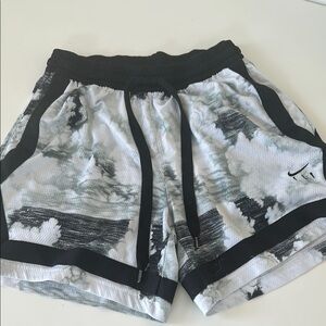 Nike Black and Gray Athletic Shorts